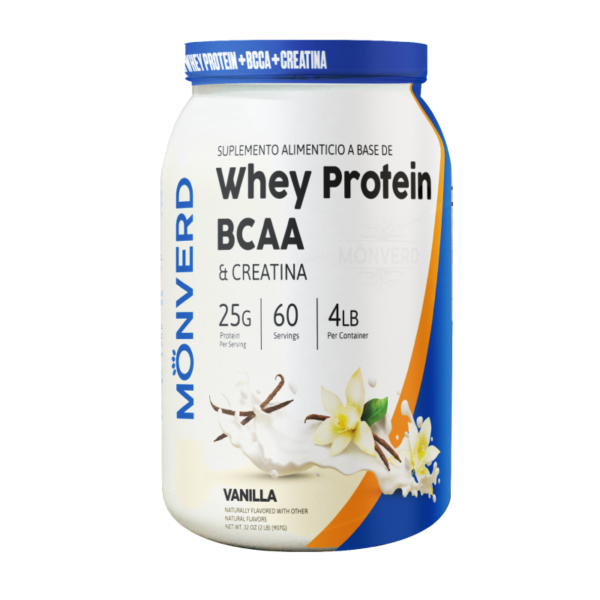 Whey Protein BCAA - 4 libras  - Vainilla